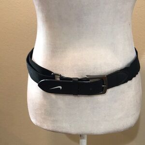 Nike Men’s Black Adjustable Elastic Baseball Belt-One Size from 29-45 inches